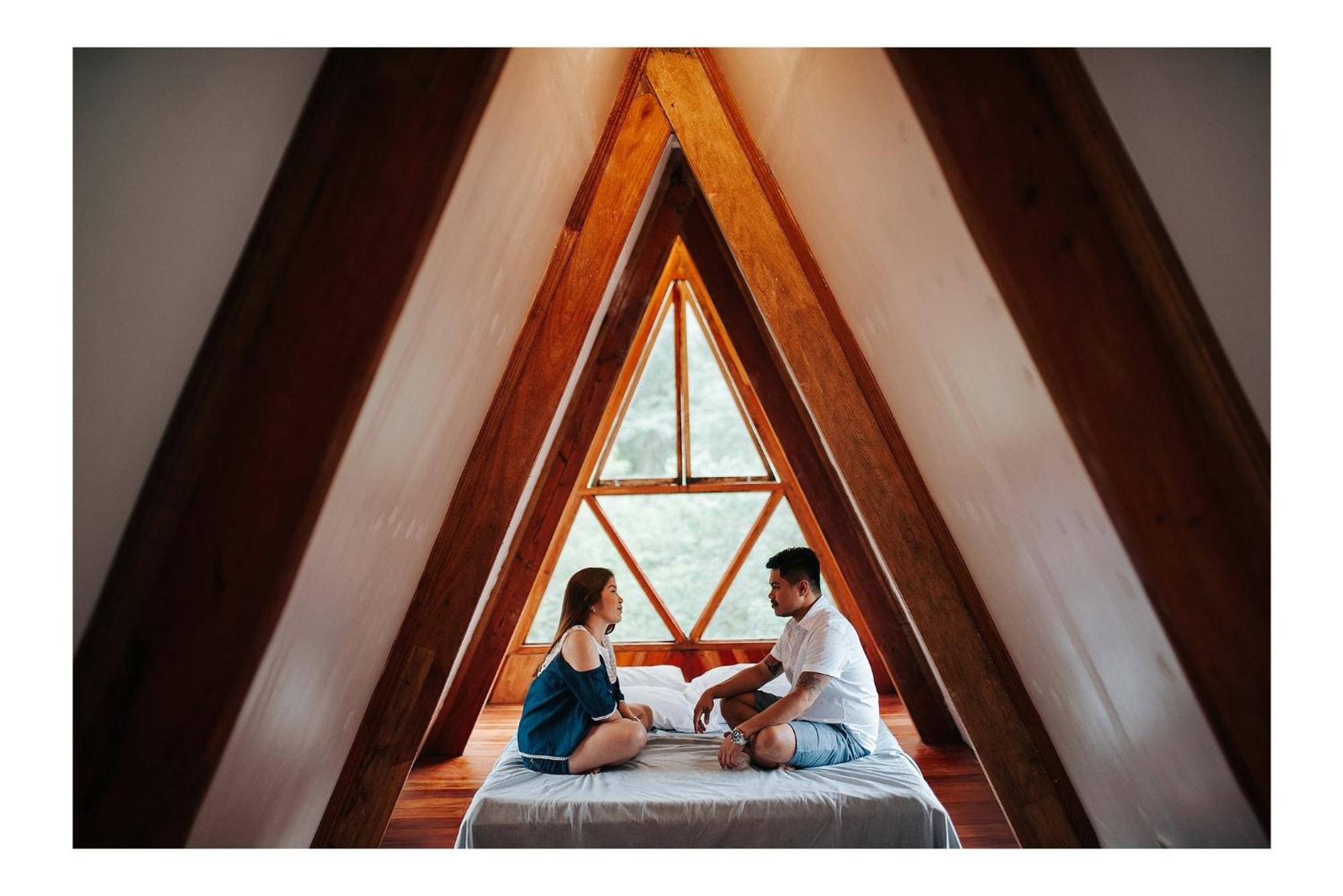 Camiguin Volcano Houses - A-Frame House Mambajao Dış mekan fotoğraf